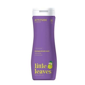 Dětské tělové mýdlo a šampon 2v1 ATTITUDE Little leaves s vůní vanilky a hrušky 473 ml obraz
