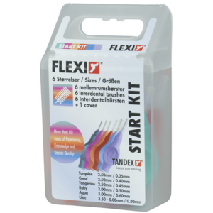 Tandex Flexi startovací sada mezizubních kartáčků, 6 ks obraz