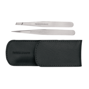 Tweezerman Petite Tweeze Set Black sada pinzet v černém pouzdře obraz