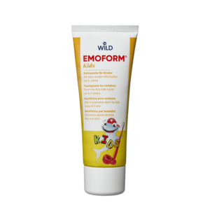 EMOFORM Actifluor KIDS zubní pasta pro děti 0-5 let, 75 ml obraz