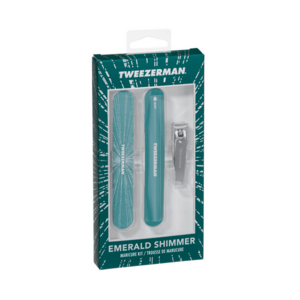 Tweezerman Manicure Kit Emerald Shimmer, Sada pro dokonalou úpravu nehtů obraz