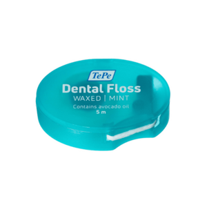 TePe Dental Floss, expandující voskovaná zubní nit s mátovou příchutí, 5 m obraz