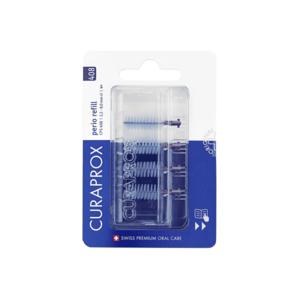 Curaprox CPS 408 perio refill mezizubní kartáčky, tmavě fialová, 4 ks obraz