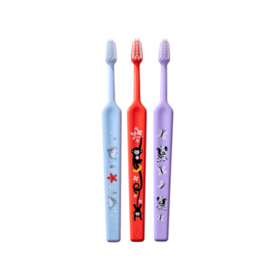 TePe Mini x-soft, zubní kartáčky 0-6 let, 2+1 zdarma obraz
