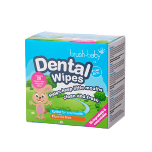 Brush-baby Dental Wipes, ubrousky na čištění zoubků, 0+ obraz