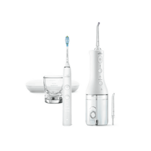 Philips Sonicare 9000 DiamondClean a Přenosná ústní sprcha HX3886/41 Sonický elektrický zubní kartáček a přístroj pro mezizubní hygienu - doprava zdarma obraz