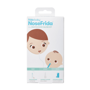Frida Baby NoseFrida sada, nosní odsávačka a sprej obraz