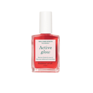 Manucurist Active Glow™ Raspberry Pečující a posilující lak na nehty, 15 ml obraz