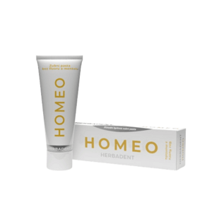 Herbadent HOMEO bylinná zubní pasta bez fluoridu a mentolu 75g obraz