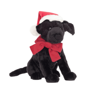 Jellycat Pes labrador Black s vánoční čepičkou 22 cm - doprava zdarma obraz