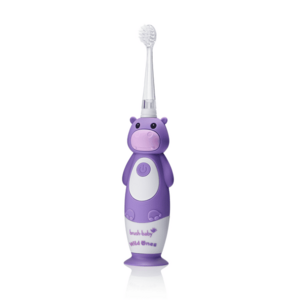 Brush-baby WildOnes dětský sonický kartáček, hroch, 0-10 let obraz