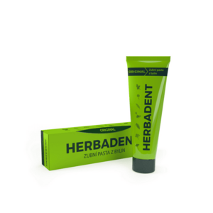 Herbadent Original bylinná zubní pasta s fluoridy 75 g obraz