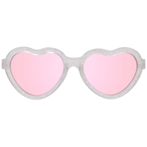 BABIATORS Hearts Silver Shimmer, sluneční brýle stříbrné třpytky, 0-2 roky obraz