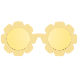 BABIATORS Polarized Flowers Sun Ray, polarizační sluneční brýle žluté, 0-2 roky obraz