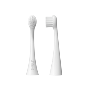SMILLE Sonic Brush, MINI náhradní hlavice, bílé, 2ks obraz
