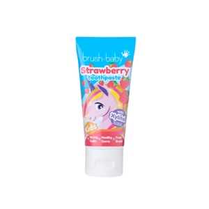 Brush-baby Strawberry Unicorn, dětská zubní pasta s jahodovou příchutí 50 ml, 3-6 let obraz