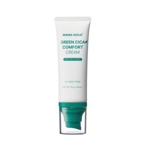 Mania Holic Green Cica Comfort Cream, zklidňující hydratační krém s pupečníkem asijským, 70g obraz