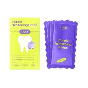 Pop Purple Whitening Strips, fialové bělicí pásky s okamžitým účinkem, 7 ks obraz
