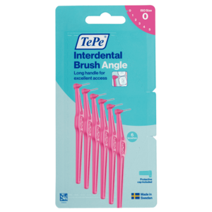 TePe Angle mezizubní kartáčky 0, 4 mm, růžové, 6 ks, krabička obraz