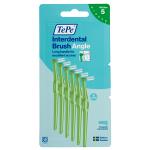 TePe Angle mezizubní kartáčky 0, 8 mm, zelené, 6 ks, krabička obraz