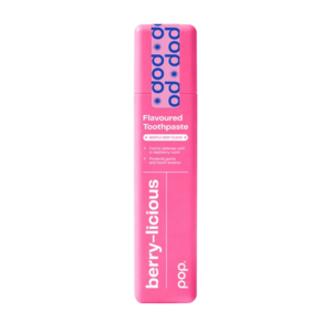 Pop Berry-licious, bělicí zubní pasta s malinovo-mátovou příchutí, 75 g obraz