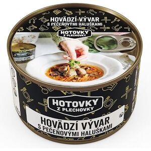 HOTOVKY Z PLECHOVKY Hovězí vývar s játrovými knedlíčky 4 porce obraz