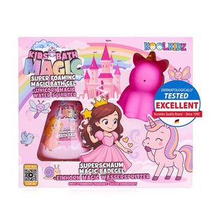 ACCENTRA Sada na koupání koolkidz jednorožec a pěnivý gel jahoda 60 ml obraz