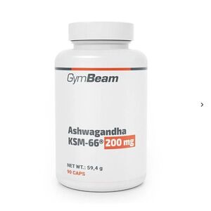 GYMBEAM Ashwagandha KSM-66® 200 mg 90 kapslí obraz