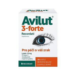 AVILUT 3-forte Recordati 90 kapslí obraz