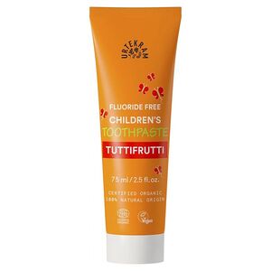 URTEKRAM BIO Zubní pasta Tutti frutti 75 ml, Určeno pro: Děti obraz