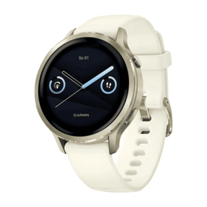 GARMIN Venu 4 - 41 mm Lunar Gold/Bone chytré hodinky obraz