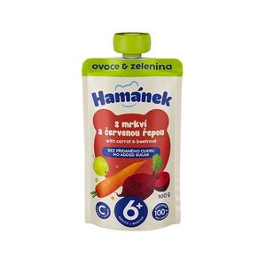 HAMÁNEK Jablko s mrkví a červenou řepou 6m+ 100 g obraz