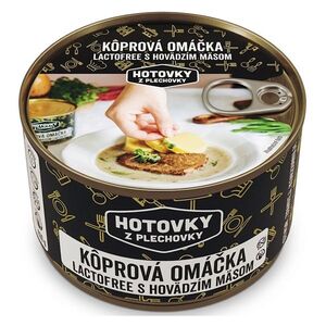 HOTOVKY Z PLECHOVKY Koprová omáčka s hovězím masem bez laktózy 3 porce obraz
