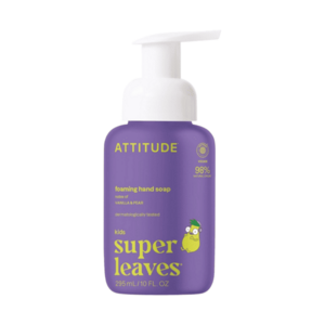ATTITUDE Super leaves kids pěnivé mýdlo na ruce s vůní vanilky a hrušky 295 ml obraz