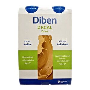 DIBEN 2 kcal Drink meruňka-broskev 4 x 200 ml obraz