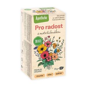 APOTHEKE Pro radost s mateřídouškou čaj BIO 20 sáčků obraz