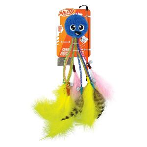 NERF CAT Hračka pro kočky chobotnička s rolničkami a hůlkou 30 cm obraz