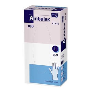 MATOPAT Ambulex Vinyl rukavice vinylové nepudrované L 100 kusů obraz