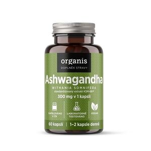 ORGANIS Ashwagandha KSM-66® 300 mg 60 kapslí obraz