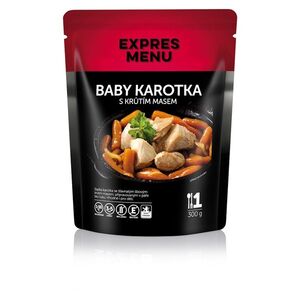 EXPRES MENU Baby karotka s krůtím masem bez lepku 1 porce obraz