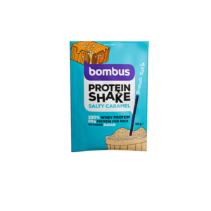 BOMBUS Protein shake slaný karamel 30 g obraz