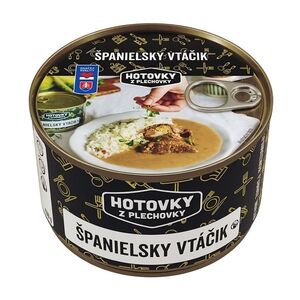 HOTOVKY Z PLECHOVKY Španělský ptáček 3 porce obraz