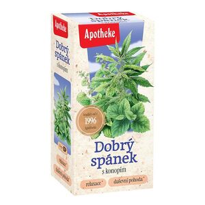 APOTHEKE Čaj dobrý spánek s konopím 20 sáčků obraz