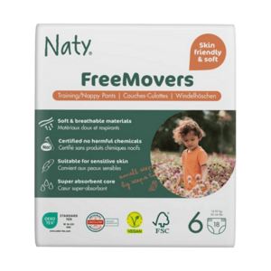 NATY Natahovací plenkové kalhotky XL 16+ kg 18 kusů obraz