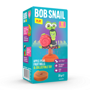 ŠNEK BOB jablečno-hruškové rolky s hračkou 20 g obraz