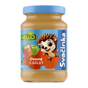 HELLO Přesnídávka s jablky 190 g x 10 kusů obraz