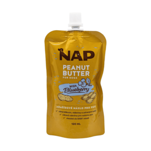 NAP Arašídové máslo pro psy borůvka 120 g obraz