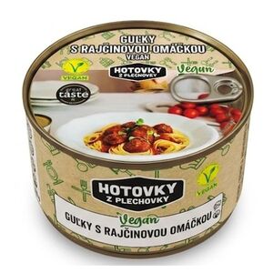 HOTOVKY Z PLECHOVKY Vegan kuličky v rajčatové omáčce 3 porce obraz