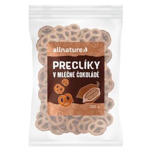 ALLNATURE Preclíky v mléčné čokoládě 100 g obraz