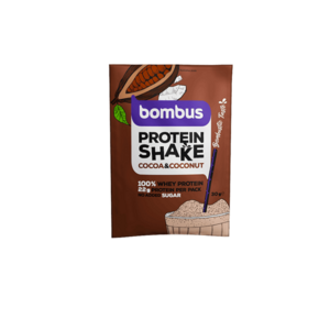 BOMBUS Protein shake kakao a kokos 30 g obraz